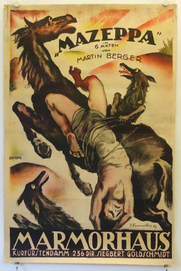 Mazeppa, Folk Hero of the Ukraine original release german movie poster